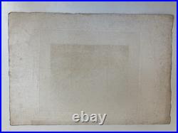 Gravure Originale XIXe Estampe Chamonix Mont Blanc Alpes Vache Paysage Ancien