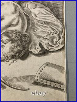 Gravure Portrait XVIIe Portrait Antique Estampe Nu Erotique Gérard de Lairesse