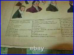 Gravure Portraits Conspira° Royaliste Napoleon Consulat Cadoudal Pichegru 1804