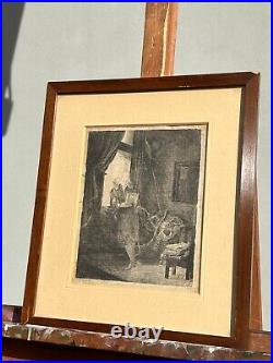 Gravure Rembrandt Incisione- Vintage Rembrandt