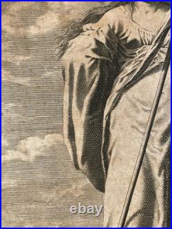 Gravure Sibylle de Cumes 1635 Gilles Rousselet, Abraham Bosse D Après Vignon Art