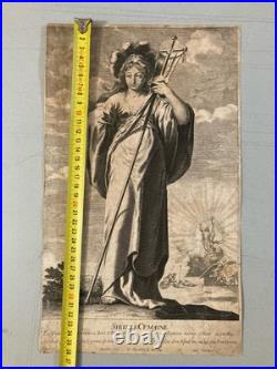 Gravure Sibylle de Cumes 1635 Gilles Rousselet, Abraham Bosse D Après Vignon Art