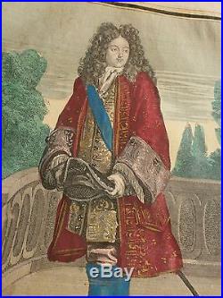Gravure XVII / XVIIIème Duc d' Orléans Frère Roi Louis XIV