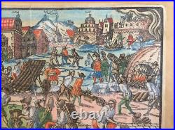 Gravure Xylographie 15 ème, Livre Mosé