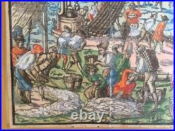 Gravure Xylographie 15 ème, Livre Mosé