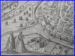 Gravure ancienne Avignon Braun & Hogenberg Circa 1580 Gravure ancienne Avignon Braun & Hogenberg Circa 1580