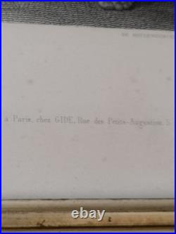 Gravure ancienne Eva Mater Cvnctorvm vers 1840 d'après Raphaël d'Urbin