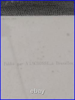 Gravure ancienne Eva Mater Cvnctorvm vers 1840 d'après Raphaël d'Urbin