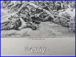 Gravure ancienne Hanau D'après H. Vernet Lith. De C. Motte Circa 1830