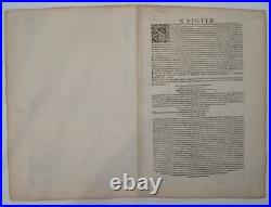 Gravure ancienne Saintes Braun & Hogenberg Circa 1580