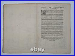 Gravure ancienne San Adrian (Navarre) Braun & Hogenberg Circa 1580 Gravure ancienne San Adrian (Navarre) Braun & Hogenberg Circa 1580
