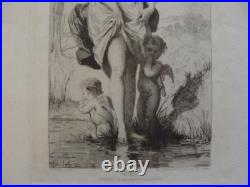 Gravure ancienne école française 19e Gravure ancienne école française 19e