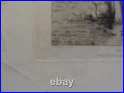 Gravure ancienne école française 19e Gravure ancienne école française 19e