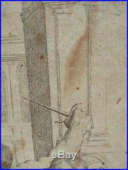 Gravure ancienne italienne, italian engraving, G. Reni (1575-1642)