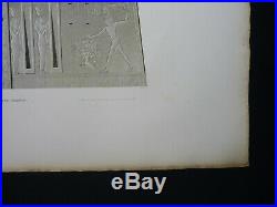 Gravure de la Description de l'Egypte 1809/1826 Antiquités EDFOU Apollinopolis