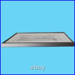Gravure dessin lithographie estampe Saturiove Indien Timucuas Teodoro Viero