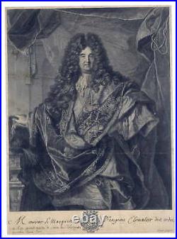 Gravure du Marquis de Dangeau par Hyacinthe RIGAUD