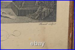 Gravure la nuit XIXeme NOEL JOSEPH BLAIZOT