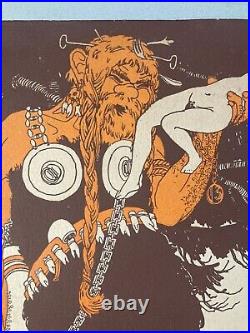 Gravure lithographie 1913 Affiche Bal Des Quat'z'arts Beaux Art Paris Rabelais