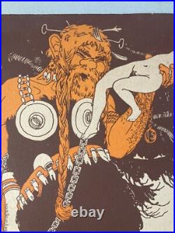 Gravure lithographie 1913 Affiche Bal Des Quat'z'arts Beaux Art Paris Rabelais