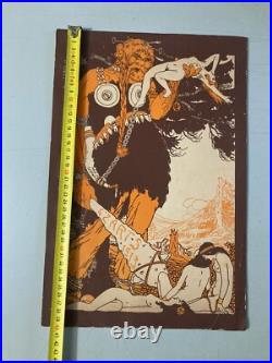 Gravure lithographie 1913 Affiche Bal Des Quat'z'arts Beaux Art Paris Rabelais