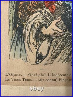 Gravure lithographie 1920 Affiche Bal Des Quat'z'arts Beaux Art Paris Collage