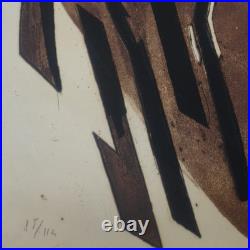 Gravure original- Huguette Arthur Bertrand (1920-2005) Signée & numérotée Gravure original- Huguette Arthur Bertrand (1920-2005) Signée & numérotée