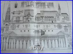 Gravure originale Carl Friedrich von Wiebeking (1762-1842) Meissen Allemagne