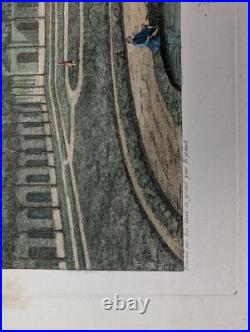 Gravure originale J. Rigaud Vue du Château de Bagnolet Circa 1730 Gravure originale J. Rigaud Vue du Château de Bagnolet Circa 1730