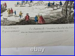 Gravure originale J. Rigaud Vue du château de Vincennes Circa 1730 Gravure originale J. Rigaud Vue du château de Vincennes Circa 1730