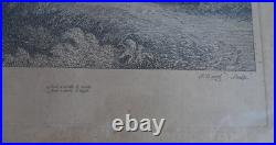 Gravure sur Cuivre -joseph Bois Après Gaspard Set Poussin 1742 Daté Gravure sur Cuivre -joseph Bois Après Gaspard Set Poussin 1742 Daté