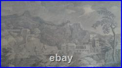 Gravure sur Cuivre -joseph Bois Après Gaspard Set Poussin 1742 Daté Gravure sur Cuivre -joseph Bois Après Gaspard Set Poussin 1742 Daté