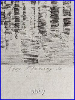 Gravure sur papier signé Léopold Flameng (1831-1911)
