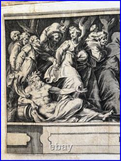 Gravures L'enlèvement Des Sabines 4 Planches Alberti (1552 1615)