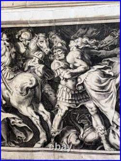 Gravures L'enlèvement Des Sabines 4 Planches Alberti (1552 1615)