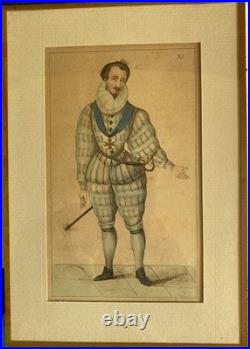 Gravures du XIXème, roi de France, encadrées, sous verre à refixer. Le lot de 3 Gravures du XIXème, roi de France, encadrées, sous verre à refixer. Le lot de 3