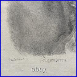Guerriers Français Lithographie De Aubry Lecomte D'après Girodet Trioson Guerriers Français Lithographie De Aubry Lecomte D'après Girodet Trioson