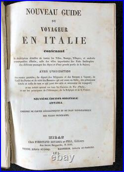 Guide En Italie 1851 Septs Cartes