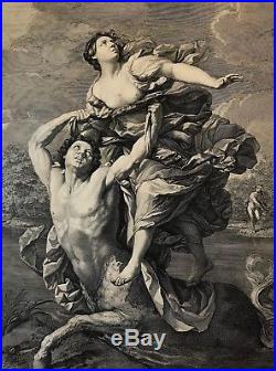 Guido Reni The centaur Nessus carrying off Deianeira gravé par Jean Audran