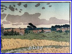 HENRI RIVIERE gravure lithographie bretonne bretagne marine 1896 Perros Guirec
