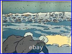HENRI RIVIERE lithographie bretonne bretagne marine rivière Perros Guirec 1898