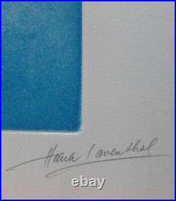 Hank Laventhol Émergence 1980 Main Signée Original Gravure À L'Eau-forte W