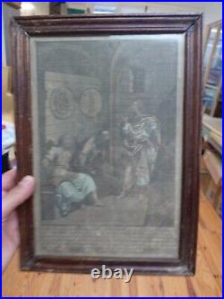 Henri Bonnart, Rare Série De 6 Gravures Anciennes 17eme, Tableaux Cadres Anciens