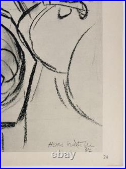 Henri Matisse, Jeune fille aux Fleurs, Lithographie originale, Signée, 1937
