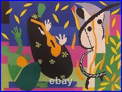 Henri Matisse Tristesse du Roi 1952 Lithographie signée dans la planche