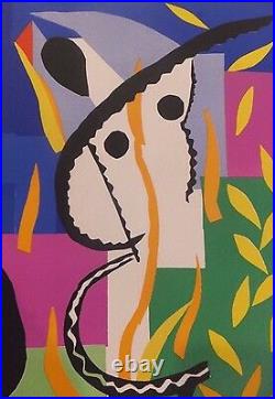 Henri Matisse Tristesse du Roi 1952 Lithographie signée dans la planche