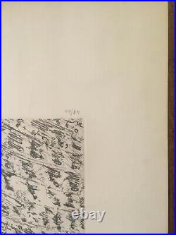 Henri Michaux Sans Titre lithographie signée et numérotée