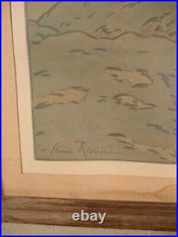 Henri Rivière (1864-1951)paire de lithographies bretonnes