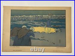 Henri Rivière lithographie bretonne bretagne marine Rivière Perros Guirec 1898