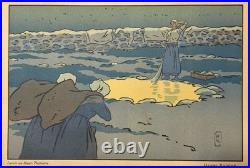Henri Rivière lithographie bretonne bretagne marine Rivière Perros Guirec 1898